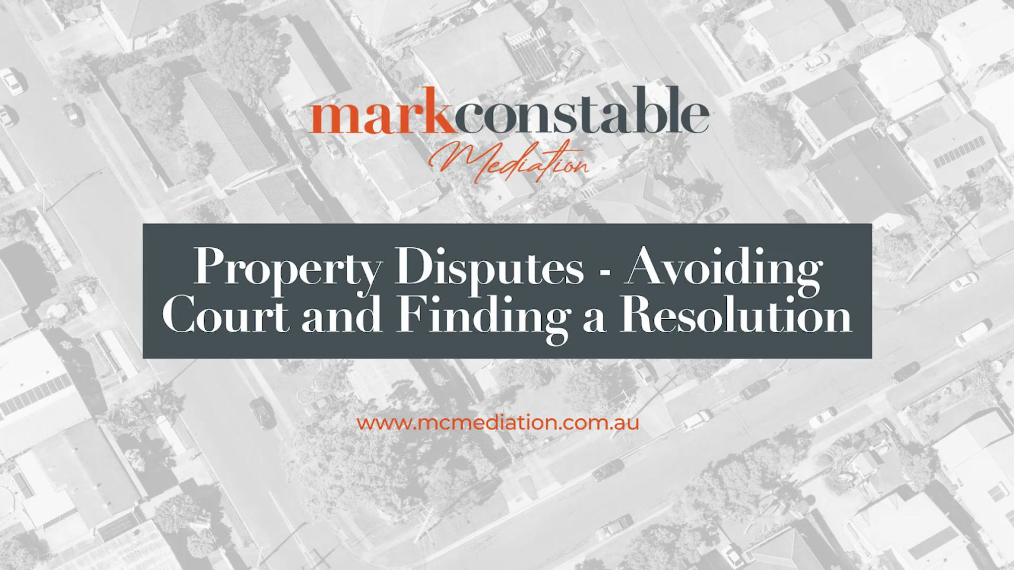 Avoiding Court and Finding a Resolution